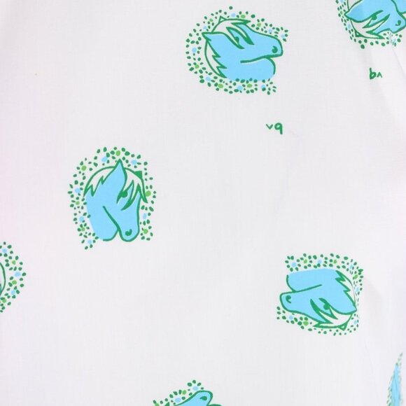 The Vested Gentress Horse Print Shift Dress 10 - Picture 5 of 7